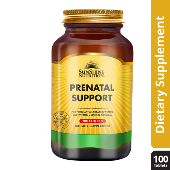 Sunshine Nutrition Prenatal Support 100 Tablets