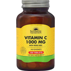 Sunshine Nutrition Vitamin C 1000mg 100 Tablets Sunshine Nutrition Vitamin C 1000mg 100 Tablets