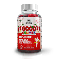 Sunshine Nutrition Good Gummies Apple Cider Vinegar 60 Tablets Sunshine Nutrition Good Gummies Apple Cider Vinegar 60 Tablets