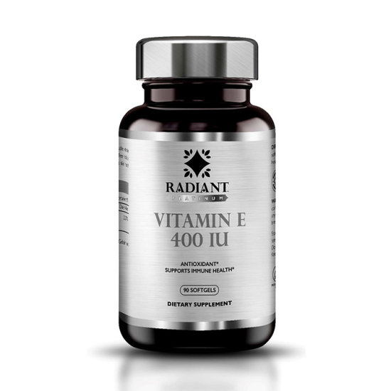 Radiant Platinum Vitamin E 400 IU 90 softgels