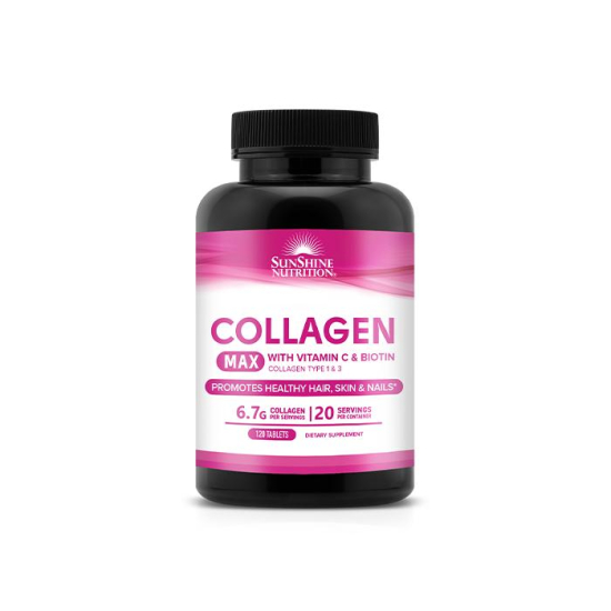 Sunshine Nutrition Collagen Max With Vitamin C & Biotin 120 Tablets