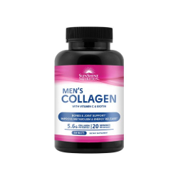 Sunshine Nutrition Mens Collagen With Vitamin C & Biotin 120 Tablets Sunshine Nutrition Mens Collagen With Vitamin C & Biotin 120 Tablets