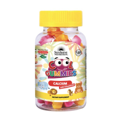 Sunshine Nutrition Cool Gummies Kids Calcium With Vitamn D3 120 Tablets Sunshine Nutrition Cool Gummies Kids Calcium With Vitamn D3 120 Tablets