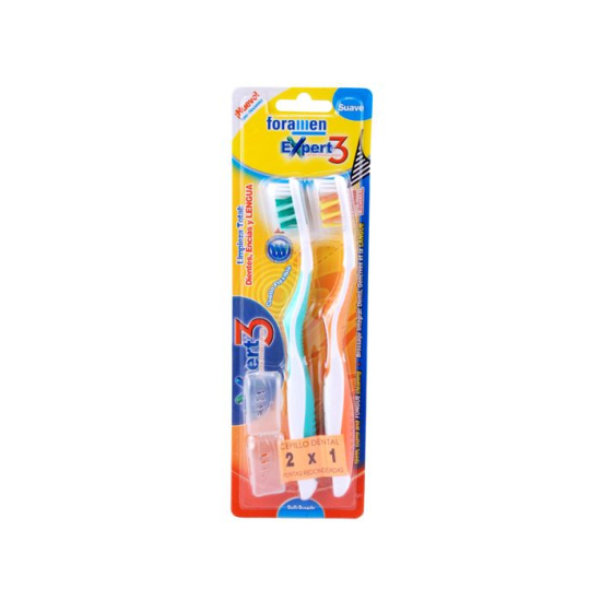 Foramen Adult Toothbrush Expert 3 Soft (2X1)