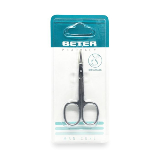 Beter Manicure Cuticles Straight Chrome Scissors 9 3cm