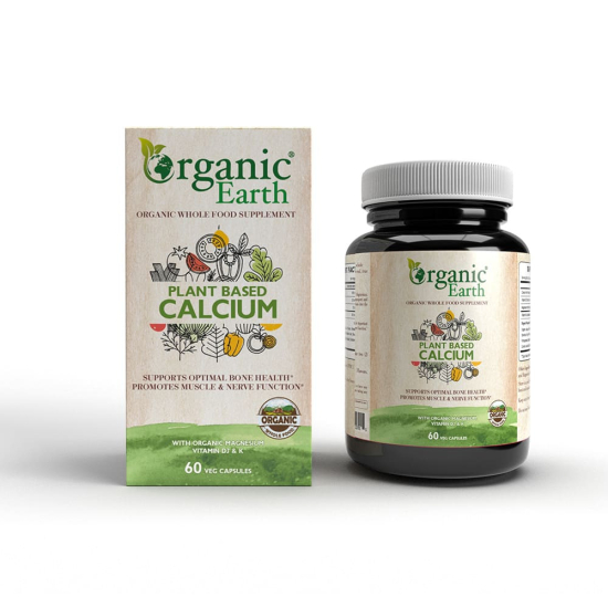 Organic Earth Plant Based Calcium 60 Capsules