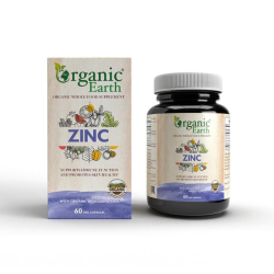Organic Earth Zinc 25 Mg 60 Capsules Organic Earth Zinc 25 Mg 60 Capsules