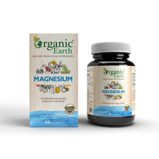 Organic Earth Magnesium 60 Capsules