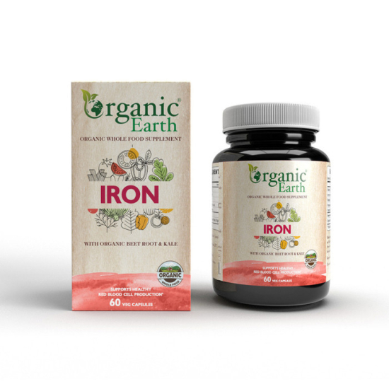 Organic Earth Iron 60 Capsules