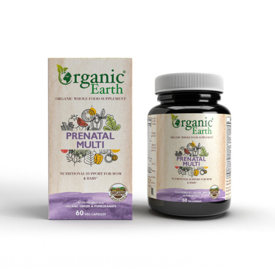 Organic Earth Prenatal Multi 60 Capsules