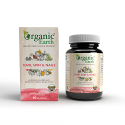 Organic Earth Hair Skin & Nails 60 Capsules Organic Earth Hair Skin & Nails 60 Capsules