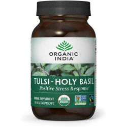 Organic India Tulsi Herbal Supplement  Holy Basil 90 Capsules Organic India Tulsi Herbal Supplement  Holy Basil 90 Capsules