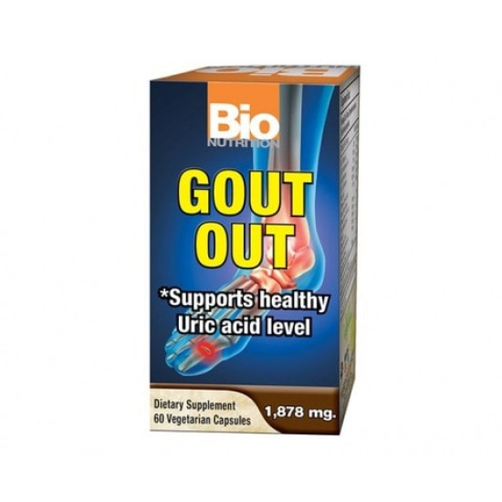 Bio Nutrition Gout Out 60's Vegi-Caps