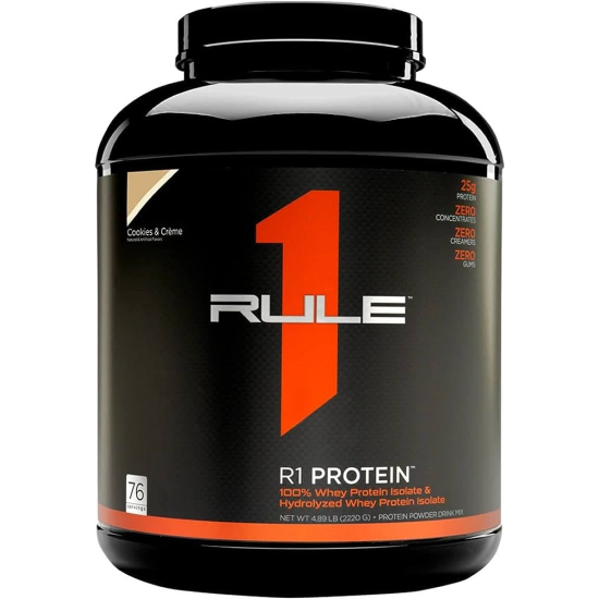 Rule1 Protein 76 Servings Cookies & Creme 4.83 Lb