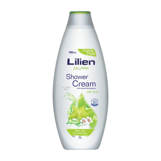 Lilien Shower Cream Aloe Vera & Carambola 750 ml