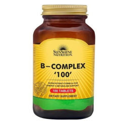 Sunshine Nutrition B-Complex 100 Tablets Sunshine Nutrition B-Complex 100 Tablets