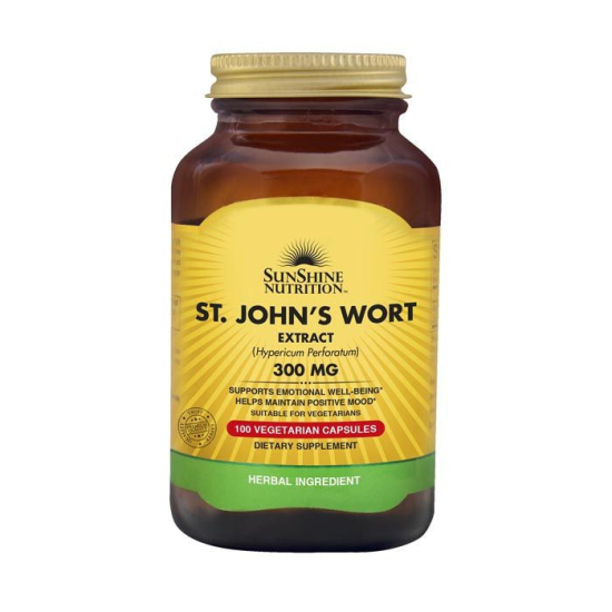 Sunshine Nutrition St John's Wort 300 mg 100 Tablets