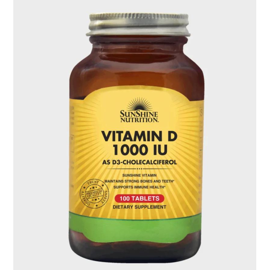 Sunshine Nutrition Vitamin D 10000 Iu 100 Softgels