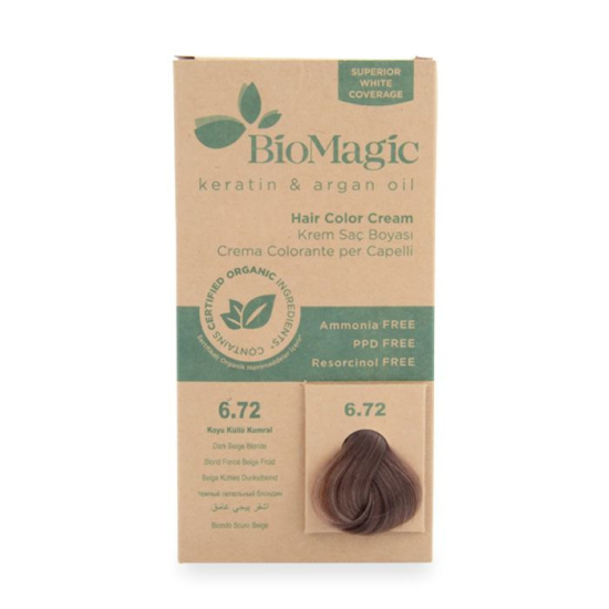 Biomagic Hair Color C K 6/72 Dark Beige Blonde