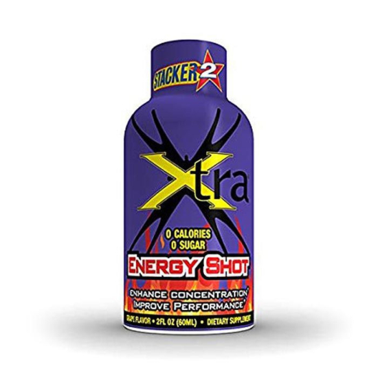Stacker2 Xtra Extra Strength Energy Shot Grape 2 Oz