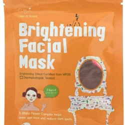 Cettua Clean & Simple Brightening Facial Mask 1's Cettua Clean & Simple Brightening Facial Mask 1's