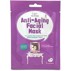 Cettua Clean & Simple Anti-Aging Facial Mask 1's Cettua Clean & Simple Anti-Aging Facial Mask 1's
