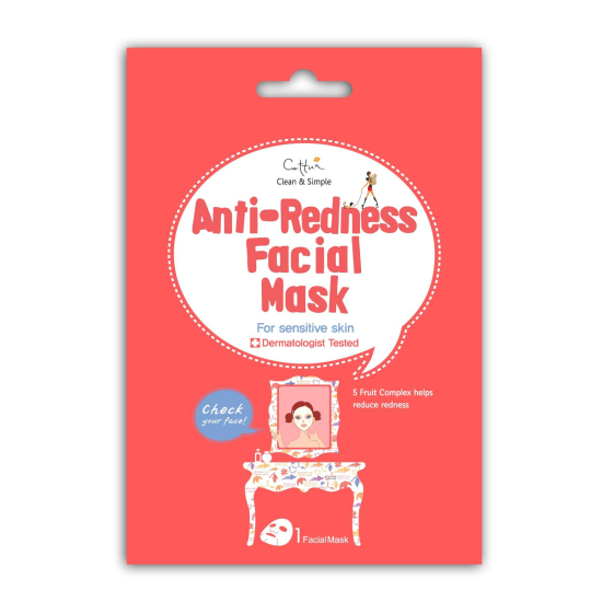 Cettua Clean & Simple Anti-Redness Facial Mask 1's