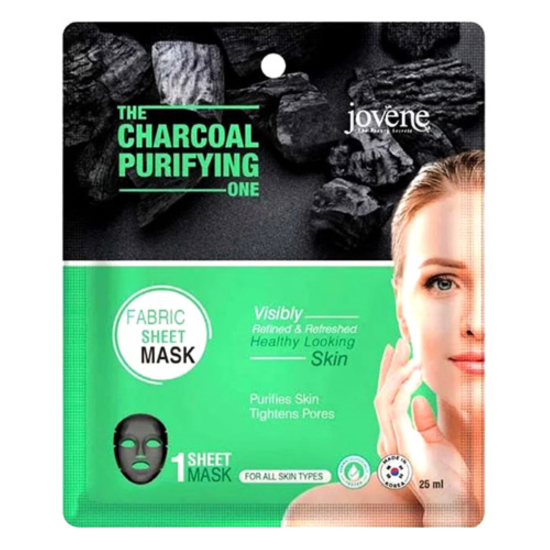 Jovene Charcoal Purifying Fabric Sheet Mask 1's