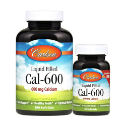 Carlson Liquid Calcium 600 100+30 Free Soft Gel Carlson Liquid Calcium 600 100+30 Free Soft Gel