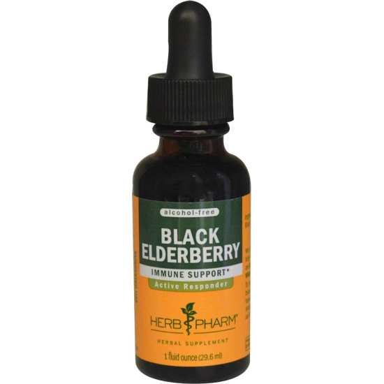 Herb Pharm Black Elderberry Glycerite 1 Oz