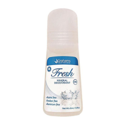 Grahams Natural Mineral Deodorant Fresh 65 ml Grahams Natural Mineral Deodorant Fresh 65 ml