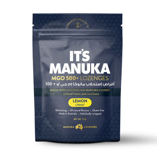 Its Manuka MGO 500 + Lozenges Lemon 16pcs