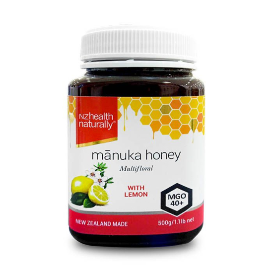 Nz Health Manuka Honey MGO 40+ With Lemon 500g