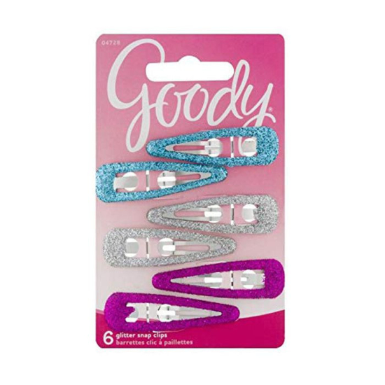 Goody Tween Girls Glitter Contour Clip Barrettes