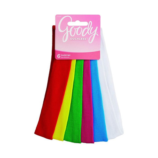 Goody Girls Ouchless Jersey Head Wrap 6pcs