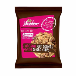 Meadows Organic Chocochips Cookies 40g, Pack Of 12 Meadows Organic Chocochips Cookies 40g, Pack Of 12