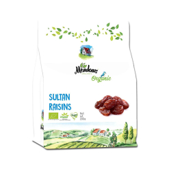 Meadows Organic Sultan Raisins 200g, Pack Of 8 Meadows Organic Sultan Raisins 200g, Pack Of 8