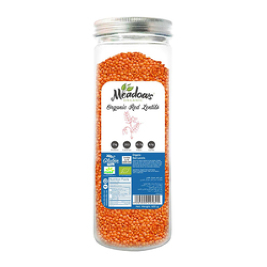 Meadows Organic Red Split Lentil Seeds 600g