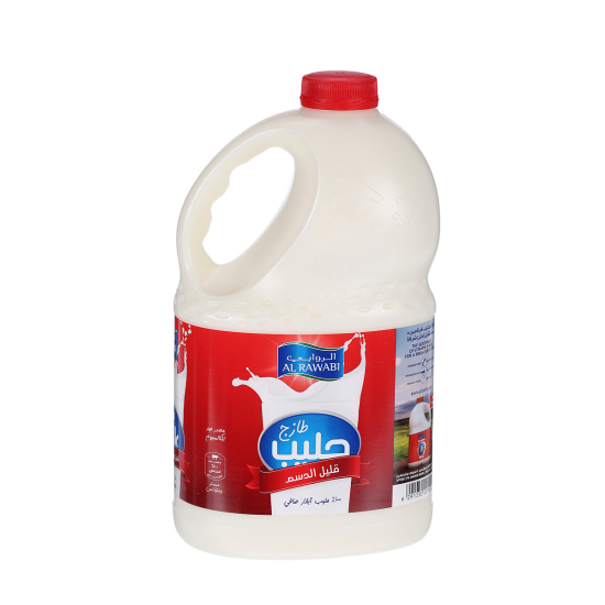 Al Rawabi Fresh Milk Low Fat 2Ltr