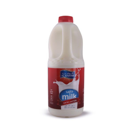 Al Rawabi Fresh Milk Low Fat 2Ltr