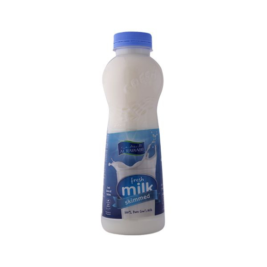 Al Rawabi Fresh Skimmed Milk, 500 ml