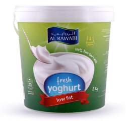 Al Rawabi Fresh Yoghurt Low Fat 2kg Al Rawabi Fresh Yoghurt Low Fat 2kg