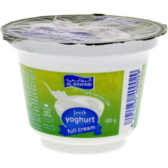 Al Rawabi Fresh Yoghurt Full Cream 170g