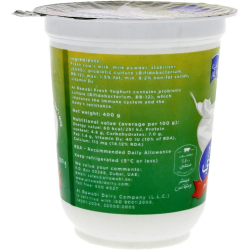 Al Rawabi Fresh Yoghurt Low Fat 400g Al Rawabi Fresh Yoghurt Low Fat 400g