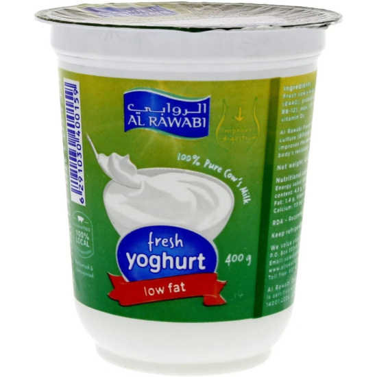 Al Rawabi Fresh Yoghurt Low Fat 400g