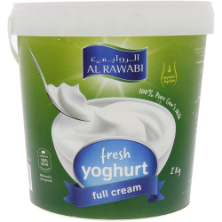 Al Rawabi Fresh Yoghurt Full Cream 2kg Al Rawabi Fresh Yoghurt Full Cream 2kg