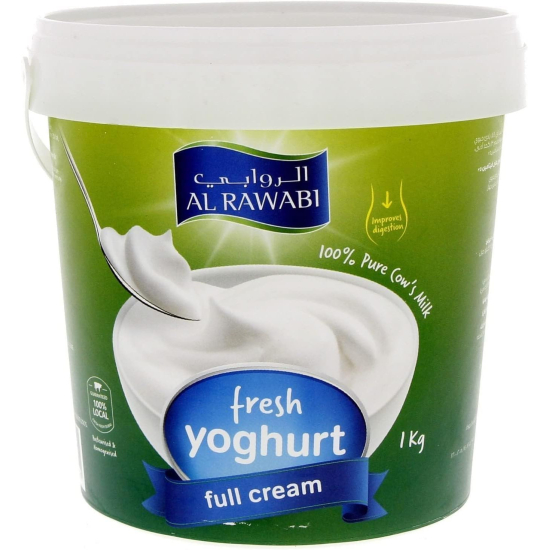 Al Rawabi Fresh Yoghurt Full Cream 1kg