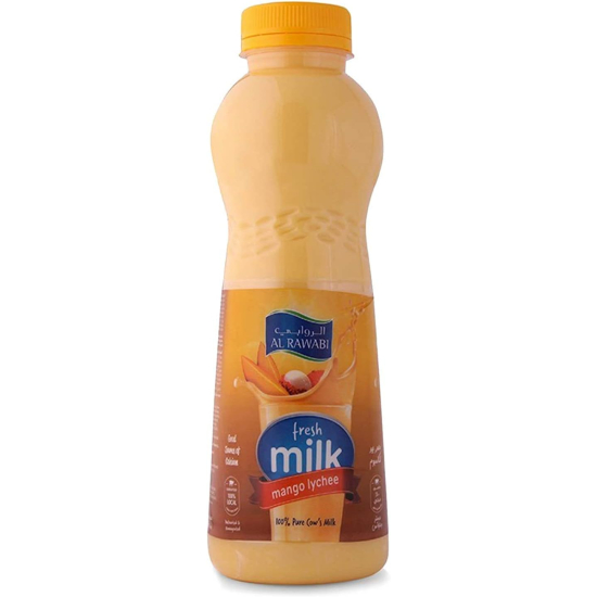 Al Rawabi Fresh Milk Mango Lychee 500 ml