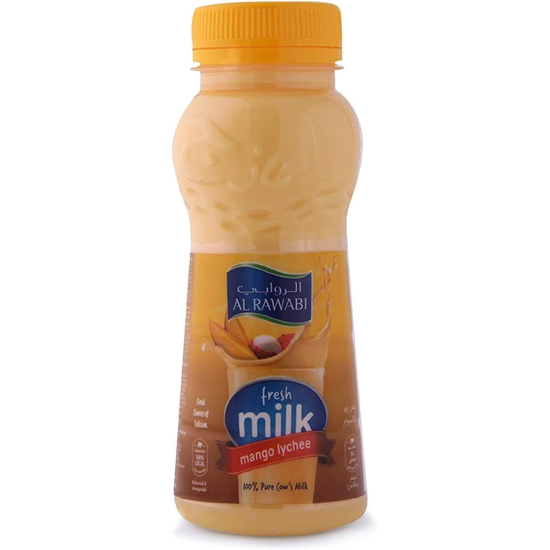 Al Rawabi Fresh Milk Mango Lychee 200 ml