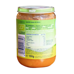 Hipp Organic Vegetable Lasagne, Pack Of 6x190g Hipp Organic Vegetable Lasagne, Pack Of 6x190g